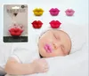 Söt rolig dummies pacifier baby novelty moderskap toddler barn tänder bröstvårtor roliga läpp pacifiers