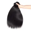 Feixes de cabelo brasileiro Onda Do Corpo Onda Solta Em Linha Reta Tecer Cabelo Humano Peruano Malaio Indiano Virgem Do Cabelo Natural Preto