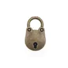 NEW Metal Old Vintage Style Mini Padlock Small Luggage Box Key Lock Copper Color Home Usage Hardware Decoration