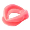 Caoutchouc de silicone bouche visage plus mince lèvre muscle tendeur antirides bouche muscle tendeur anti-âge rides menton masseur7858785