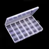 Najnowsze plastikowe 24 gniazda regulowane biżuterię pudełko pudełko etui organizer koraliki, więc sundries przechowy