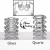 Quartz Diamond Knoop Plaats Smoking Nail Verwijderbare Dia = 19.5mm Male Vrouwelijke Banger Nails voor Glas Bong Olierouts
