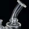 Tubos de agua de vidrio con cuarzo Banger Accesorios para humo de uñas Junta hembra de 14 mm Bong de vidrio Tubo para fumar Dab Oil Rigs pequeño burbujeador Hookahs cubilete