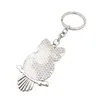 Owl Glass Cabochon Keyring Keychain Shape Sharms Associory Bag Hangs Fashion Jewelry 340070