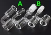 4mm Tjock XL Flat Top Quartz Banger Domeless Quarts Nail 10mm 14mm 18mm Hane Hona Banger Nail för glasvattenrör