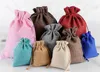 Cotton Drawstring Bag Jewelry Bags Decorative Christmas/Wedding Gift Pouch
