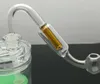 Dubbele filtering Pot Groothandel Bongs Olie Brander Glasleidingen Waterleidingen Glazen Pijp Olieruizingen Roken, Gratis Verzending