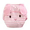 Lovely Carton Reusable Nappies Cloth Diapers Baby Diapers For Newborns Cotton Muslin Washable Diaper Training Pants