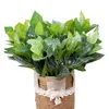 Konstgjorda växter Persiska lämnar Green Fern Leaf Artificial Greenery Plants Tree Branch Home Wedding Decoration Tropical Leaves GR8251617