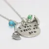 12 pièces lot je t'ai mis un sort collier Hocus Pocus inspiré Halloween sorcière collier pendentif collier cadeau de noël 287G