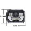 7x6 led farol hid lâmpadas feixe farol drl para jeep cherokee xj caminhão 7x6 5x7quot 120w led headlights1489302