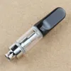 Vape Kartuşları Seramik Rulo Atomizerleri Boş Pyrex Cam Tankı Vape Kalem Kartuşları E CIGS .5ml Kalın Yağ Arabaları için 1 ml Buharlaştırıcı TH205