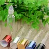 10ML Travel Clear Roller Refillable Roll-on Glass Perfume Bottle Lip Balms Roll On Bottles Free Shipping