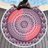 Multifunctionele sjaal zonnebrandcrème strandlaken gewikkeld strandmat muur bohemien rond strandtapijt zomerjurk badmode deken C9059601