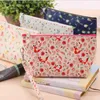 Retro Floral Cosmetische Zakken Koreaanse Make Pouch Groothandel Vrouwen Clutch Bag Grote Capaciteit Waterdichte Handtas Opknoping Toiletries Reisbeurs