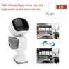 Câmera de robô WiFi 960p 13MP HD sem fio IP Camara Night Vision Câmeras Rede CCTV Suporte Twoway Audio Yituo6005278