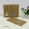 Brown Kraft Paper Socks Boxes Retail Gift Packaging Garment Clothing Socks Stocking Storage Bag