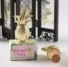 Creative Gold Pineapple Wine Bottle Stopper Wedding Favor Souvenir Party Supplies For Guest SN745