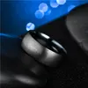 Fashion Black Titanium Ring Men039s Matte beendet klassische Verlobungsschmuck Ring männlicher Party Ehering 20187824466