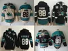 Factory Outlet, mens womens 2017 New San Jose Sharks Mens Sweaters # 88 Brent Burns negro crema Hockey sobre hielo Hoodies Jerseys envío gratis