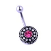 yyjff D0731 BELLY NAVEL STUD 14GA 10MM