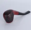 Bois de santal rouge détachable, bois massif, vieux marteau, filtre à pipe, sculpture, impression d'accessoires porte-cigarette