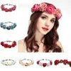 Hot sale Imitation rose Bride's Flower Crown children's head ornaments Wreaths handwork artificial Flowers garland