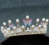Adornos nupciales mariposas, vestidos de novia con corona dorada, complementos, cuentas de cristal hechas a mano, adornos para el cabello.