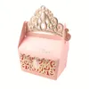 Księżniczka Crown Wedding Candy Boxes Chocolate Pudełka Romantyczny Papier Cukierki Bag Box Wedding Candy Boxes Favor