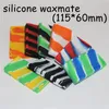 Contenitori Waxmate piccoli in silicone piatto Barattolo di olio di silicone Barattoli di cera quadrati di stoccaggio in silicone Porta olio di dabber Waxmate Cera di gomma Conta9004188