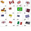 30 * 45 cm Banner Bayrakları Futbol Futbol 32 Ülke Takımı Araba Bayrak Çift Yan Polyester Araba Pencere Klip Reklam Bayrağı WX9-517