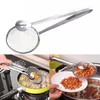 Multi-functional Filter Spoon With Clip Food Kitchen Oil-Frying Stainless Steel Clamp Strainer Set Kitchen Tools BBQ Filter