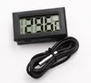 Thermomètre à écran LCD numérique Réfrigérateur Réfrigérateur Congélateur Aquarium FISH TANK Température -50 ~ 110C GT avec boîte de vente au détail Câble 1M