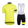 Rapha Team Cycling Korta ärmar Jersey Bib Shorts sätter ny 2019 cykelkläder Snabb torr bärbar andningsbar U40907