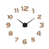 e-coeusアクリル+エヴァウォールクロックシングルフェイスサーキュラーアンティークスタイル9 mmシート飾るリビングルームl壁時計家の装飾
