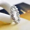 Anéis de casamento de cristais de zircão para mulheres jóias de moda rosa cor de ouro anéis