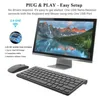 2.4G Klawiatura bezprzewodowa i mysz do pulpitu PC Klawiatura USB dla Samsung Notebook / Smart TV Keyboard Myszy Bezprzewodowy Kombet