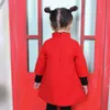 2018 Vestiti di capodanno Ragazze in stile cinese Abito cheongsam ricamato Autunno Inverno Abbigliamento per bambini Vestiti per neonate Abbigliamento per bambini spessi