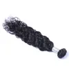 Cabelo humano virgem malaio onda de água encaracolado não processado remy cabelo tece tramas duplas 100 g/pacote 1 pacote/lote tramas de cabelo