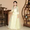 新しい子供の中国の伝統的な衣装トップ+スカート2個のPCSの女の子中国のHanfu Costumeプリンセスパフォーマンスダンス服18