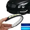 New Square 21cm Bendable LED Gadget Daytime Running light 100% Waterproof COB Day time Lights flexible LEDCar DRL Driving lamp Epacket Free