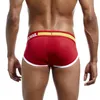 Sexy mannen ondergoed slip slip sexy nylon effen kleur shorts gay pouch nachtkleding onderbroek mannelijk slipje ademend mannen slips ondergoed