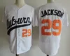 NCAA Vintage 29 Bo Jackson College Baseball-Trikots, orange-weißes Motiv, 28 Memphis Chicks, genähte Baseball-Shirts, S-XXXL