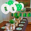 Cartoon Dinosaur Latex Balloon 12 in Green Dot Dinosaur Balloons Set Kid Birthday Party Decoration 10pcs/set