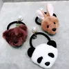 Bande élastique en caoutchouc pour cheveux d'animaux en peluche, accessoire de cheveux à la mode pour cadeau de fête, haute qualité