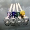 Straight Gourd Pot Wholesale Bongs Oil Burner Pipes Water Pipes Glass Rigs Smoking