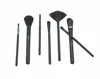 7 Pcs makeup Brusch Set black foundation eye shadow blush Cosmetic Screw Makeup Tools