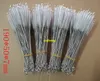 500pcs/lot 8inch 19cm x50mm x7mm Stainless Steel Straw Brush Straw Bottle Cleaning Brushes Round Pipe Cleaning Wire Brush