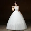 100% Photo réelle personnalisée 2017 nouveau Style dentelle robe de mariée Style coréen Simple chinois haute robes de mariée robe de noiva