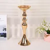 Wedding Candle Holder 32/38/50cm silver/gold candlestick home decoration road lead main table vase flower arrangement wedding prop SN1510